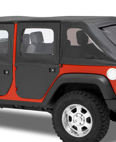 Full 2-Piece Fabric Doors Jeep 1997-2006 Wrangler TJ