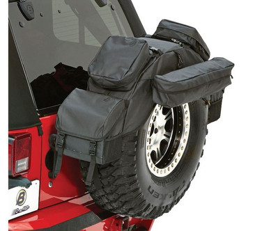 RoughRider™ Spare Tire Organizer Jeep 1987-95 Wrangler YJ, 1997-06 Wrangler TJ, 2007-18 Wrangler JK, 2018-Current Wrangler JL