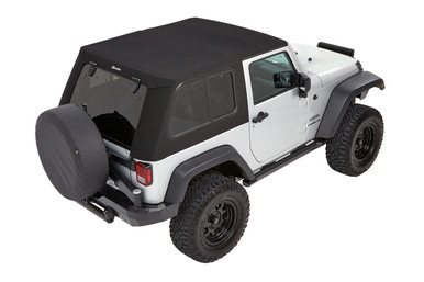 Trektop® Pro Hybrid Slantback Soft Top Jeep 2007-18 Wrangler JK