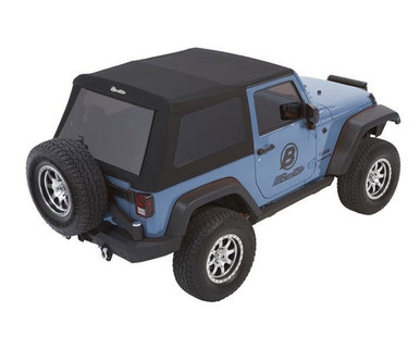 Trektop® Glide™ Slantback Soft Top Jeep 2018-2026 Wrangler JL, 2-Door