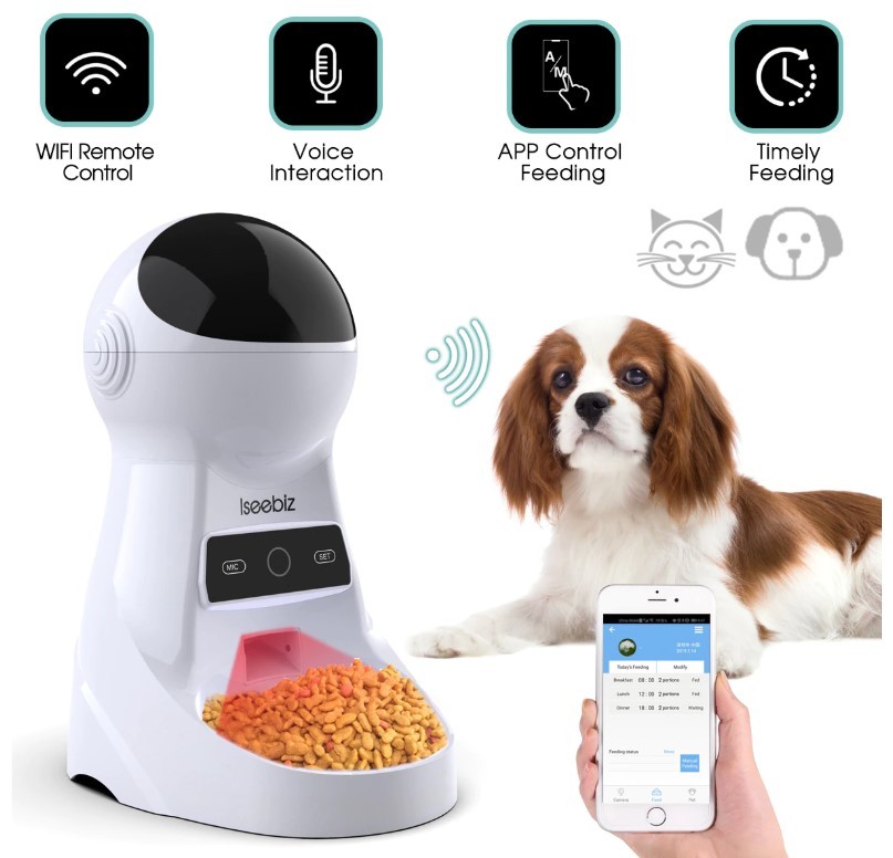 Automatic Pet Feeder with Voice Recorder