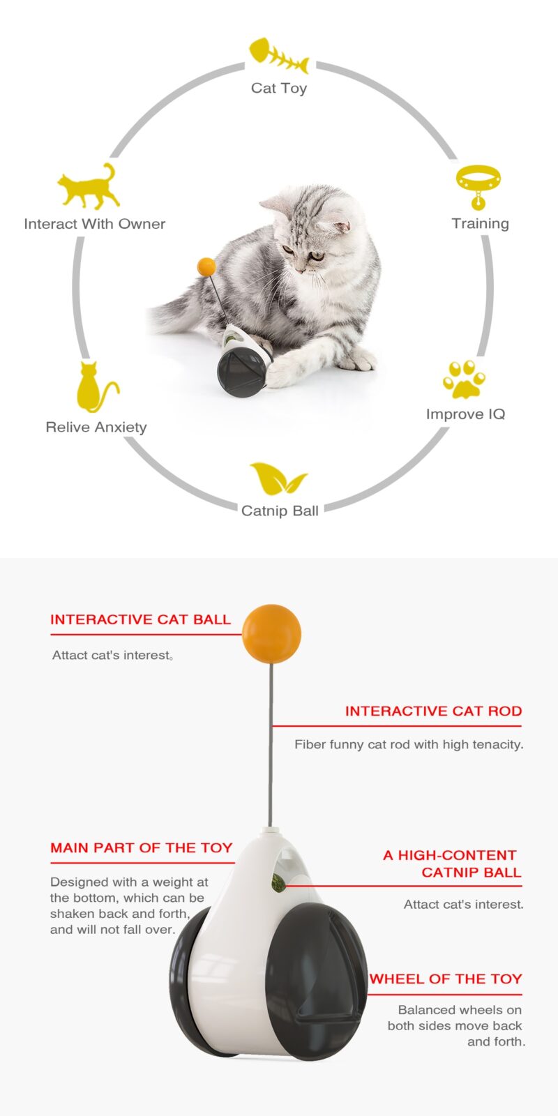 Cat Ball Chaser Toy