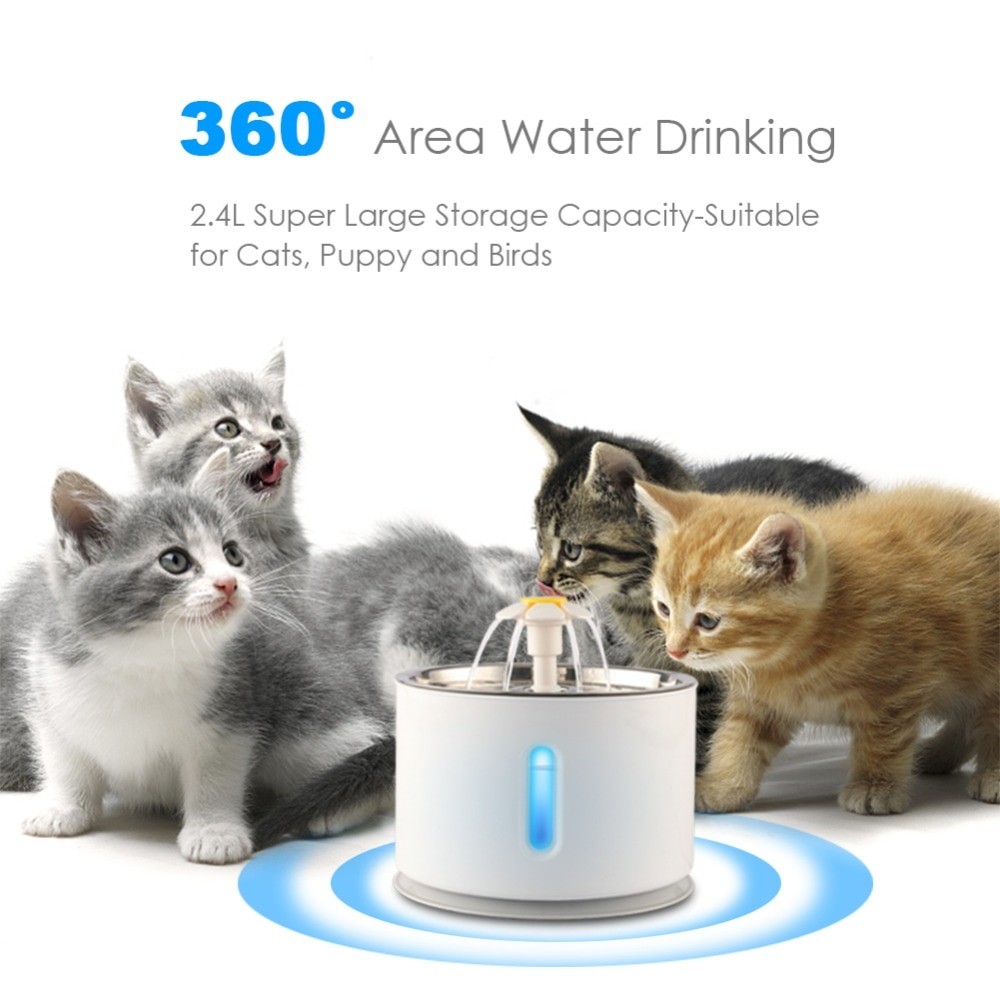 2.4L cat water fountain