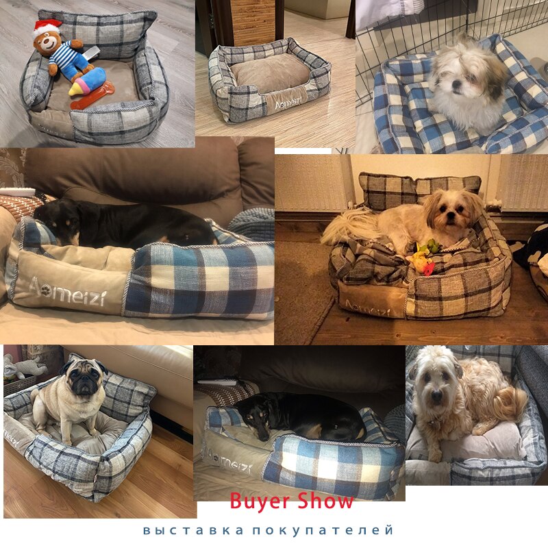 Pet Dog Bed Warm Removable Soft Pet Bed For Dogs