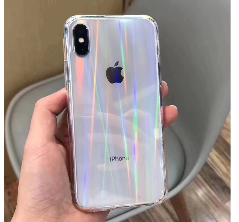 Holographic Transparent Case for iPhone
