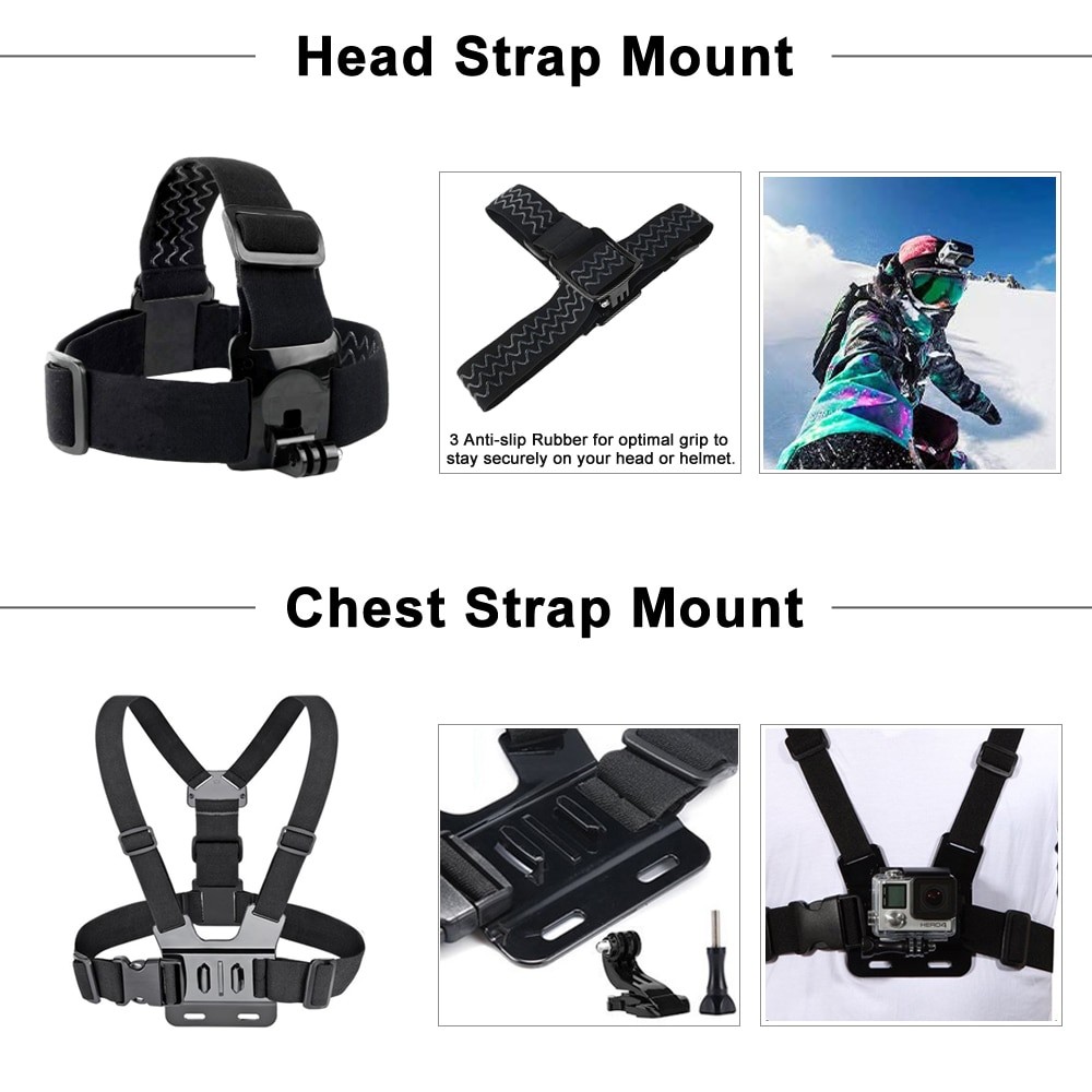 Action Camera Accessories Set for GoPro Hero
