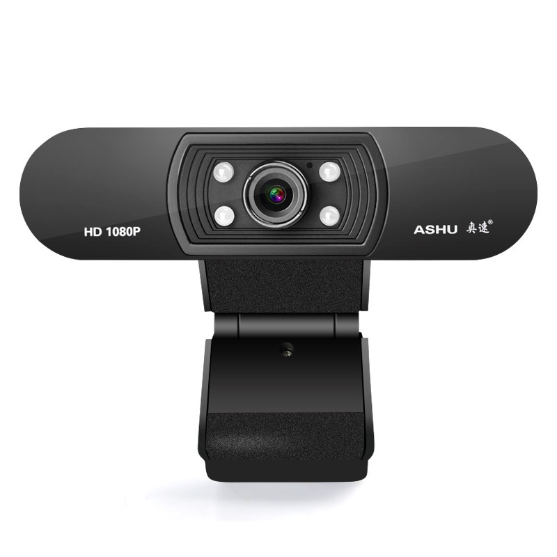 1080P Webcam with Built-In Microphone