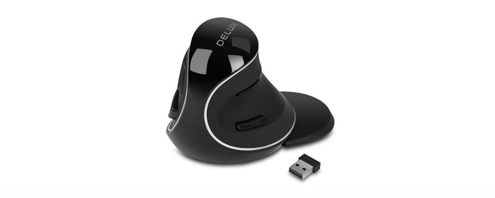Vertical Ergonomic Designed Wireless Mouse