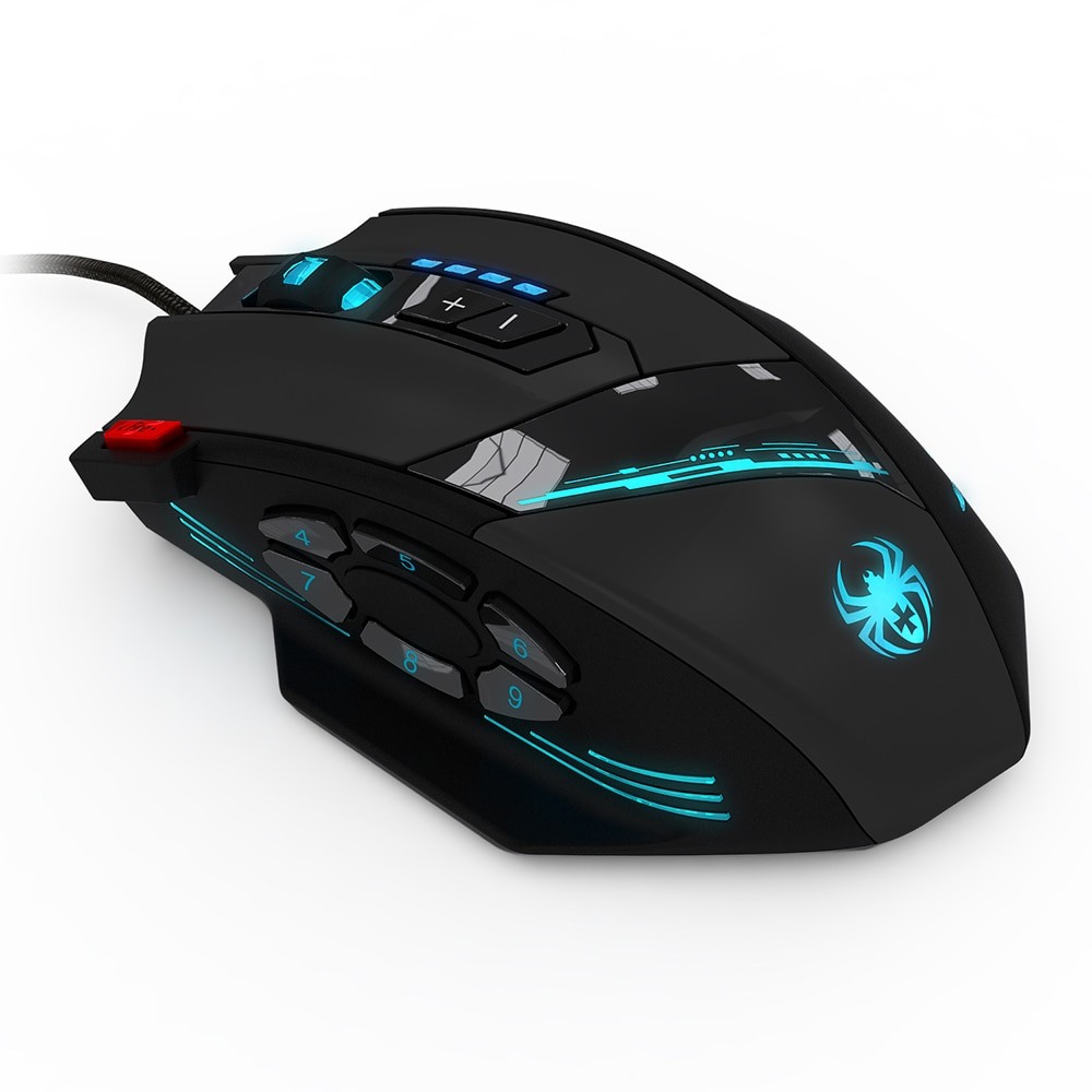 12-Buttons Programmable Wired Gaming Mouse