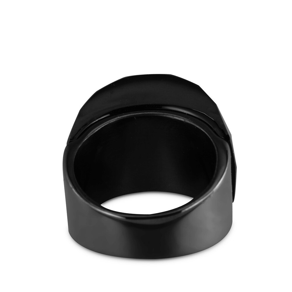 Maxi Black / Clear Crystal Ring for Women