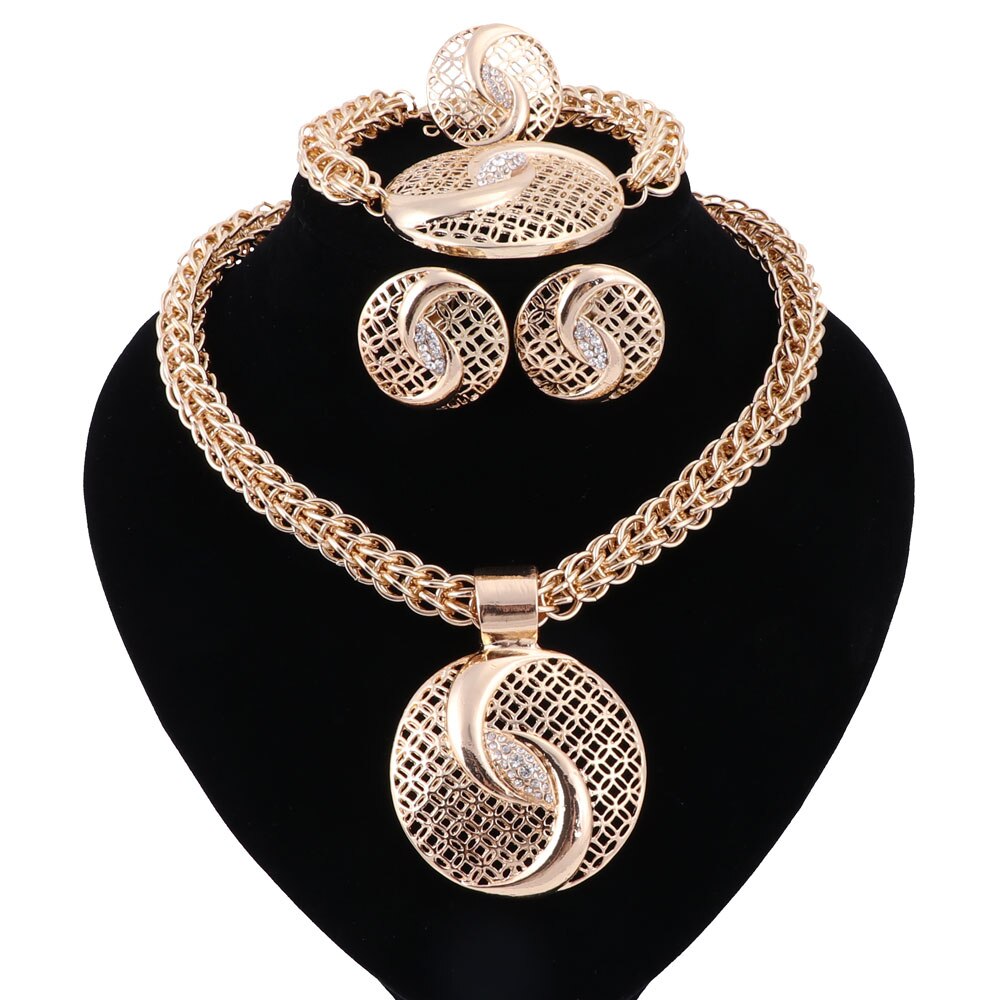 Luxury Gold / Silver Plated Jewelry Set