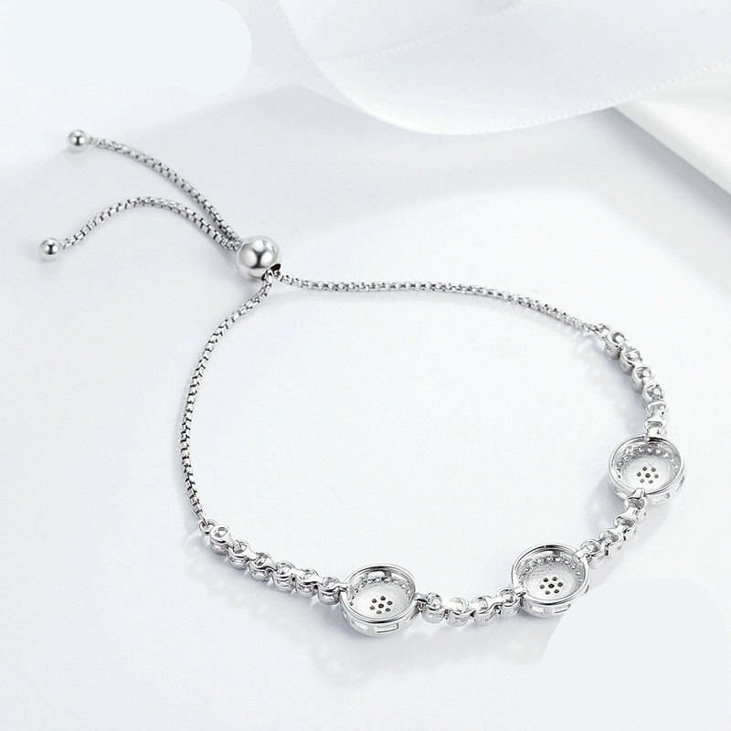 Luxury Elegant 925 Sterling Silver Bracelet