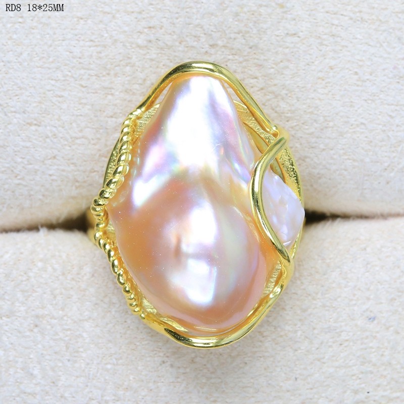 Bohemian Adjustable Pearl Ring for Women