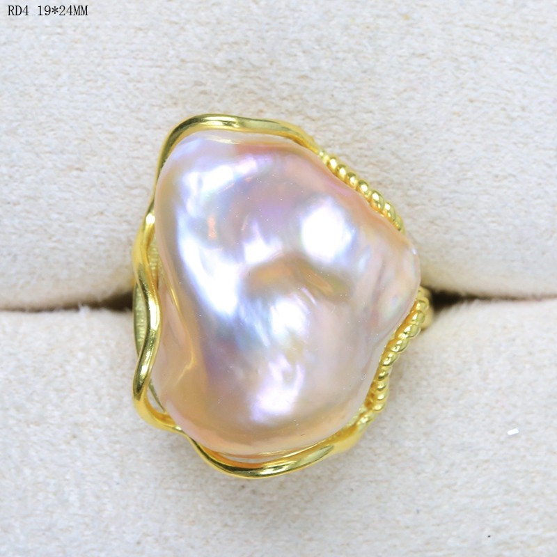 Bohemian Adjustable Pearl Ring for Women