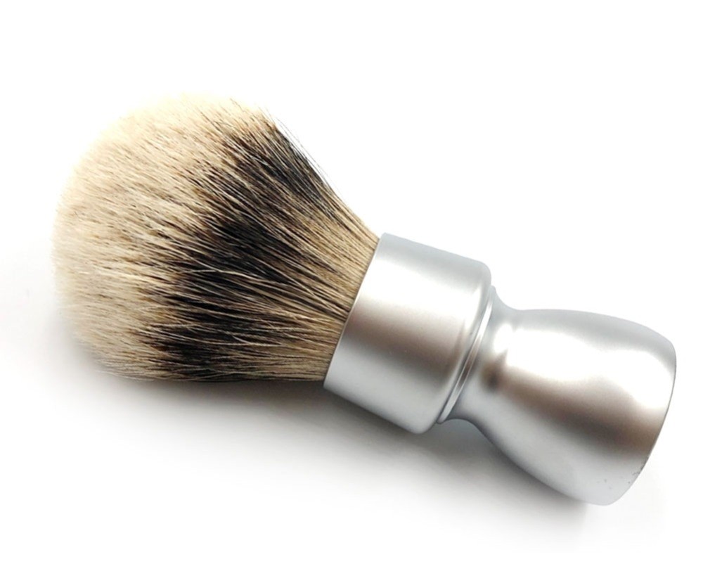 Metal Handle Badger Hair Shaving Brush