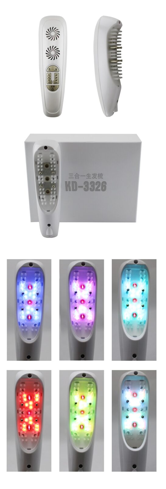 3-in-1 Laser and Microcurrent Hair Growth Stimulating Comb