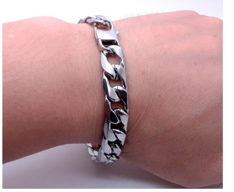 Men's Stainless Steel Chain Bracelet