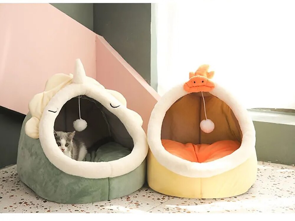 Cats Warm Basket Bed