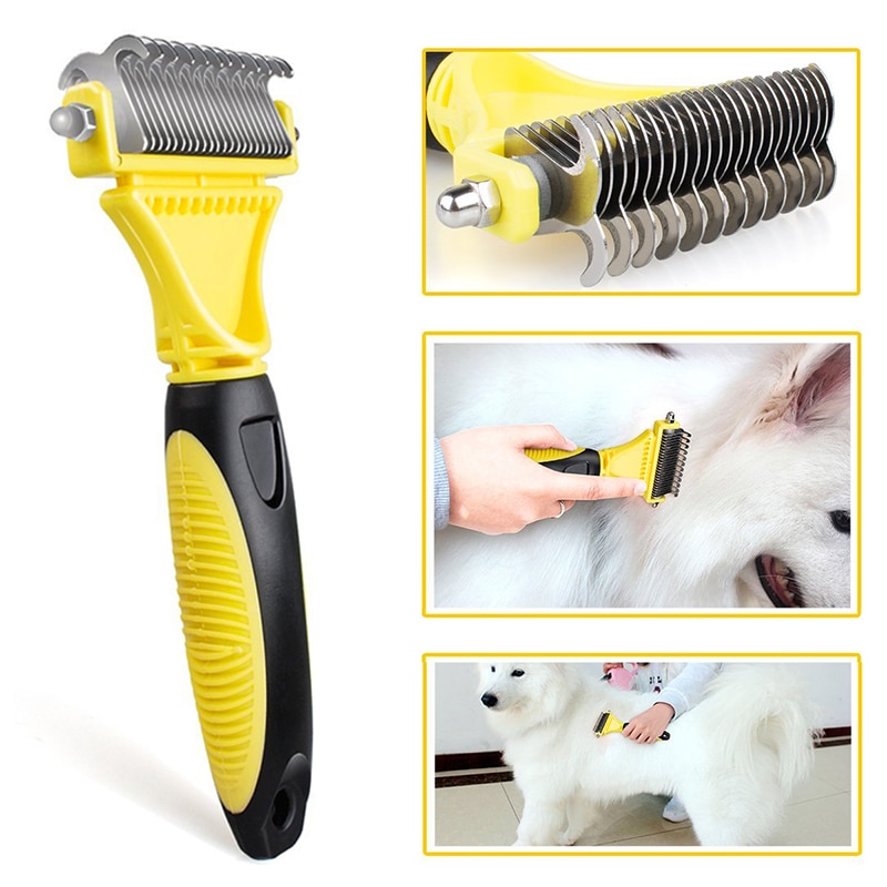 Pets Stainless Steel Double-Sided Comb