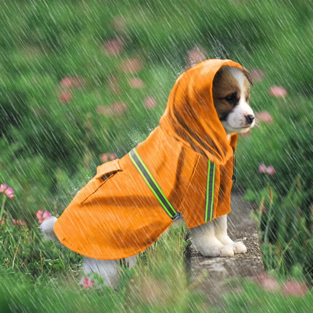 Reflective Raincoat Waterproof For Dogs