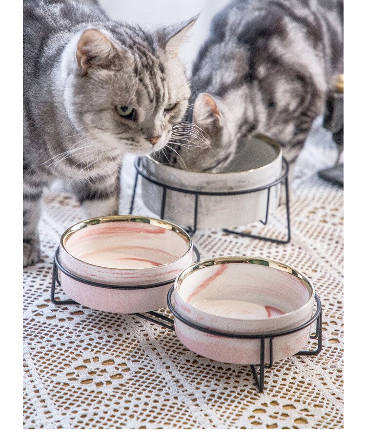Cat's Marble Ceramic Bowl